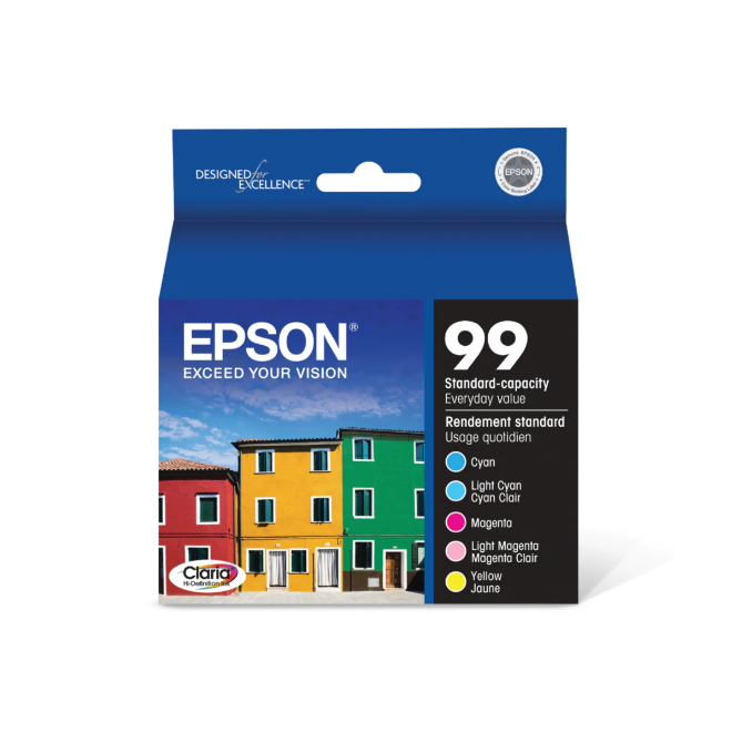 Epson T099920 OEM Artisan 700 Epson 99 T099920 Original Colour Ink Cartridge Combo C M Y LC LM