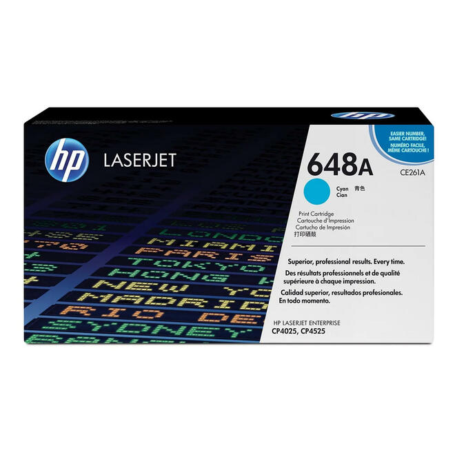 HP CE261A OEM Color LaserJet CP4025dn HP 648A CE261A Original Cyan Toner Cartridge