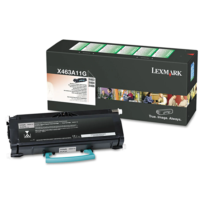 Lexmark X463A11G OEM X463de Lexmark X463A11G Original Black Return Program Toner Cartridge