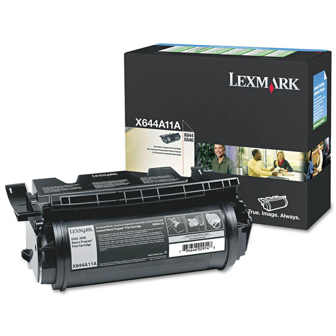 Lexmark X644A11A OEM X642e MFP Lexmark X644A11A Original Black Return Program Toner Cartridge