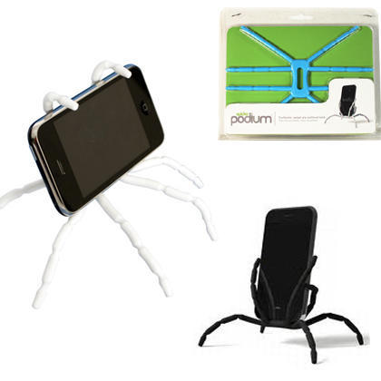 Universal Spider cellphone stand, Light-Blue 