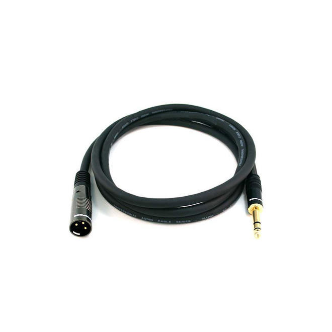 Other Brands Cab 4761 Professional Audio Cables 6ft Premier Series XLR Male to 1 4inch TRS Male 16AWG Cable Gold Plated