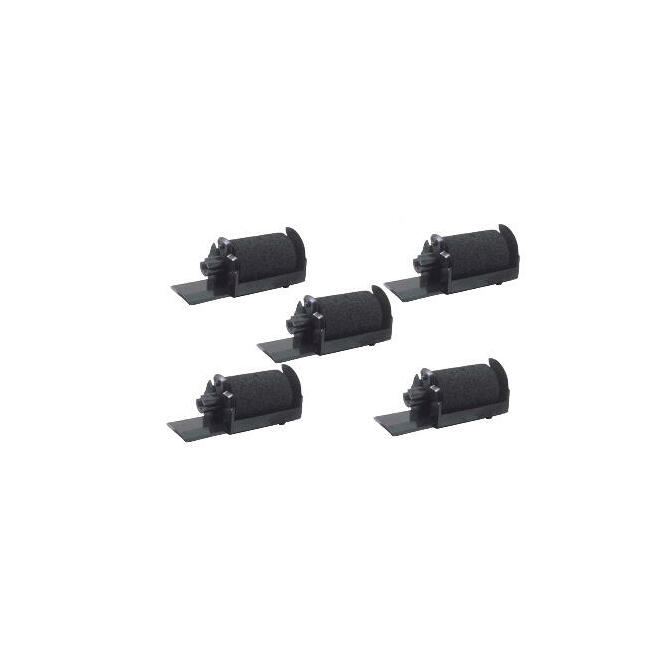 Cartouche Encre Compatible Casio IR40 IR70 GR744 - Lot De 5 Rouleaux Noir - Premium Cartouche