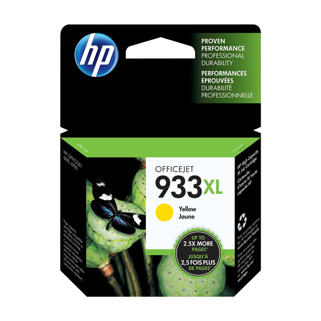 HP 933XL Y OEM OfficeJet 6100 HP 933XL CN056AN Original Yellow Ink Cartridge High Yield