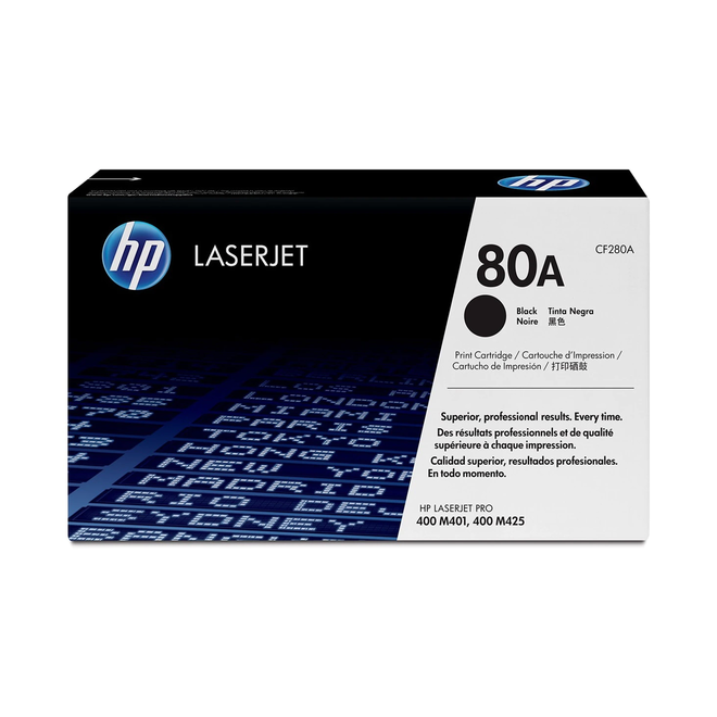 HP CF280A OEM LaserJet Pro 400 M401dn HP 80A CF280A Original Black Toner Cartridge