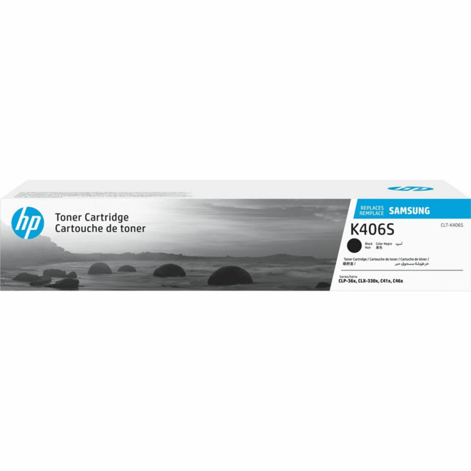 Samsung CLT K406S OEM SL C410W Samsung CLT K406S Original Black Toner Cartridge