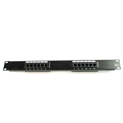 Cat5e Enhanced Patch Panel 110Type 12 Port (568A/B Compatible)