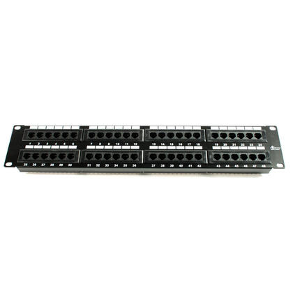 Cat5e Enhanced Patch Panel 110 Type 48 Port (568A/B Compatible) 