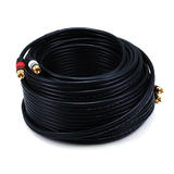 Monoprice Canada Cab 5346 All RCA Audio Cables Premium 2 RCA Plug 2 RCA Plug M M 22AWG Cable Black 11 lengths available Monop