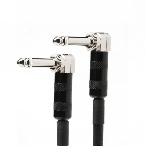 PrimeCables Cab 9446 Professional Audio Cables 1 5ft Premier Series 1 4inch TS or Mono Phono Right Angle M M 16AWG Audio Cabl