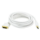 Monoprice Canada Cab 6014 All DisplayPort Cables 28AWG DisplayPort to DVI D Dual Cable White 4 Lengths Available