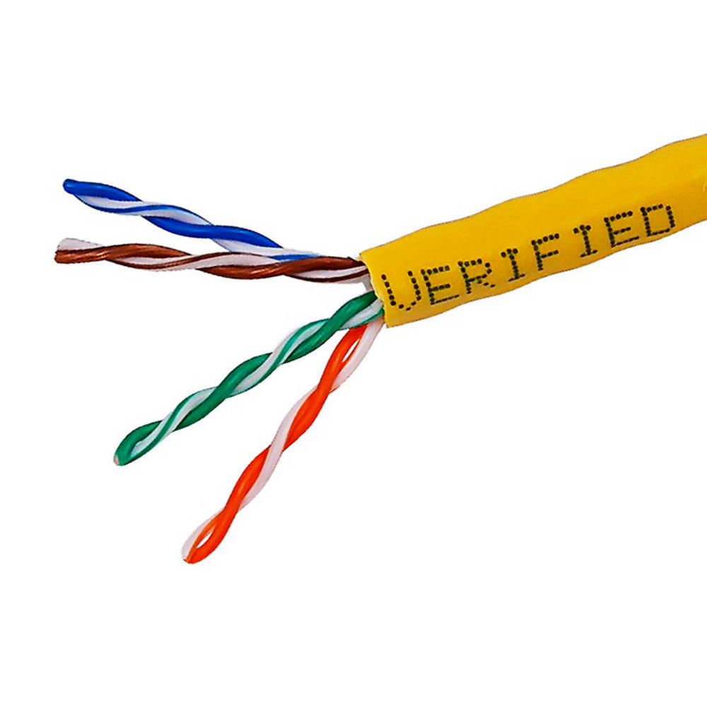 Cat5e 24AWG UTP Solid Bulk Cable, CMRRated, 1000ft Monoprice®