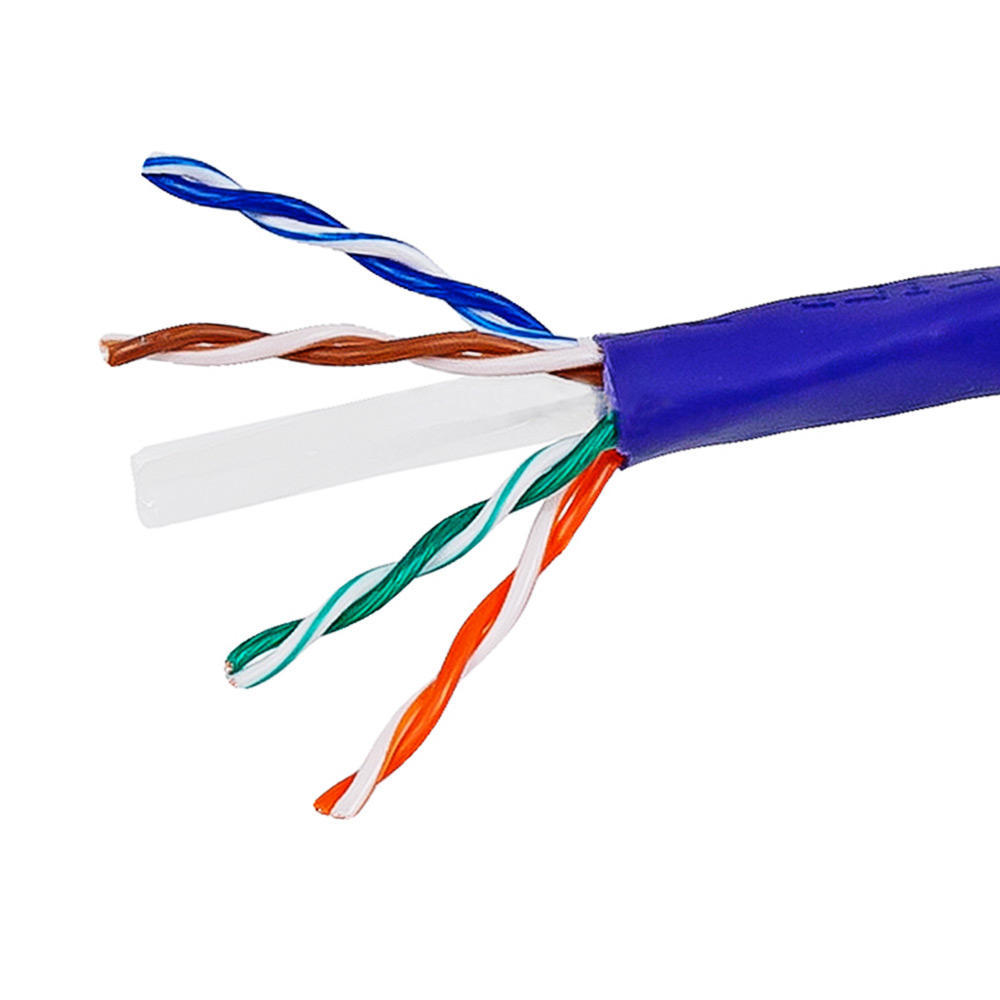 1000FT CAT6 Ethernet LAN Network Cable UTP Stranded COPPER In-Wall 24AWG Red