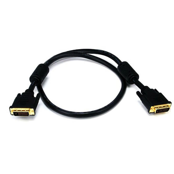 Monoprice Canada Cab 2407 All DVI Cables 28AWG CL2 Dual Link DVI D Cable Black 4 Lengths Available Monoprice