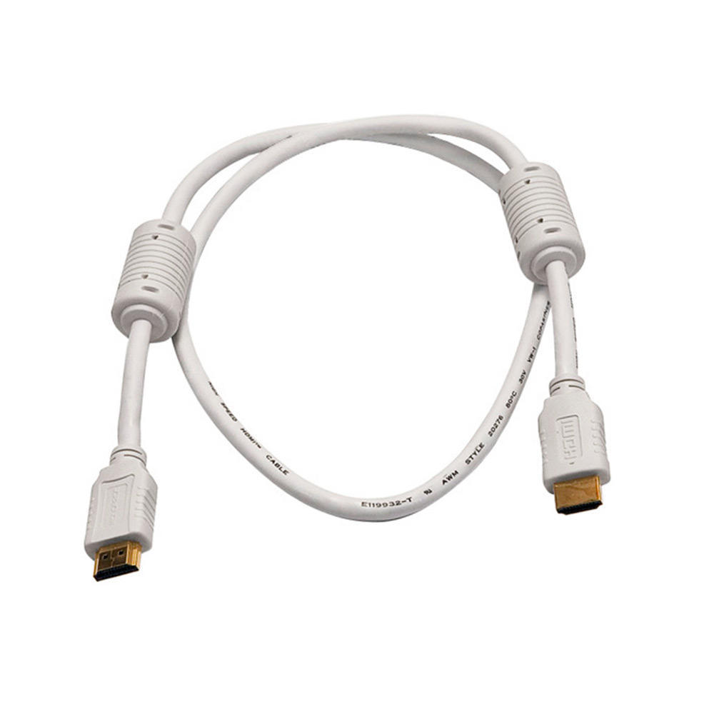 3ft 28AWG High Speed HDMI® Cable w/Ferrite Cores (8 Colors Available