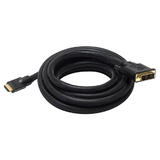Monoprice Canada Cab 2286 All HDMI to DVI Cables HDMI to DVI 24AWG CL2 High Speed Cable w Net Jacket Black 4 lengths availabl