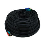 Monoprice Canada Cab 5352 All Component Video Cables 22AWG 3 RCA Component Video Coaxial Cable RG 59 U Black 9 Lengths Availa
