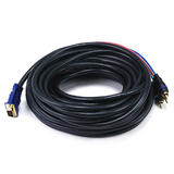 Monoprice Canada Cab 6025 All Component Video Cables VGA to 3 RCA Component Video Cable HD15 3 RCA 6 Lengths Available Monopr