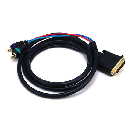 Câble M1-A (P&D) vers 3 RCA composant vidéo (M1-A - 3-RCA) (5 longueurs disponibles)