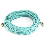 Monoprice Canada Cab 6385 All Fiber Optic Cables 10Gb Fiber Optic Cable OM3 LC LC Multi Mode Duplex 50 125 Type Aqua Monopric