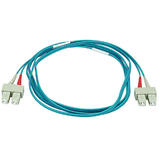 Monoprice Canada Cab 6400 ALL Fiber Optic Cables 10Gb Fiber Optic Cable SC SC Multi Mode Duplex Aqua 5 Lengths Available Mono