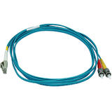 Monoprice Canada Cab 6395 All Fiber Optic Cables 10Gb Fiber Optic Cable LC ST Multi Mode Duplex Aqua 5 Lengths Available Mono