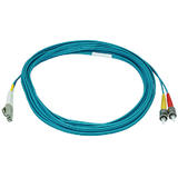 Monoprice Canada Cab 6395 All Fiber Optic Cables 10Gb Fiber Optic Cable LC ST Multi Mode Duplex Aqua 5 Lengths Available Mono
