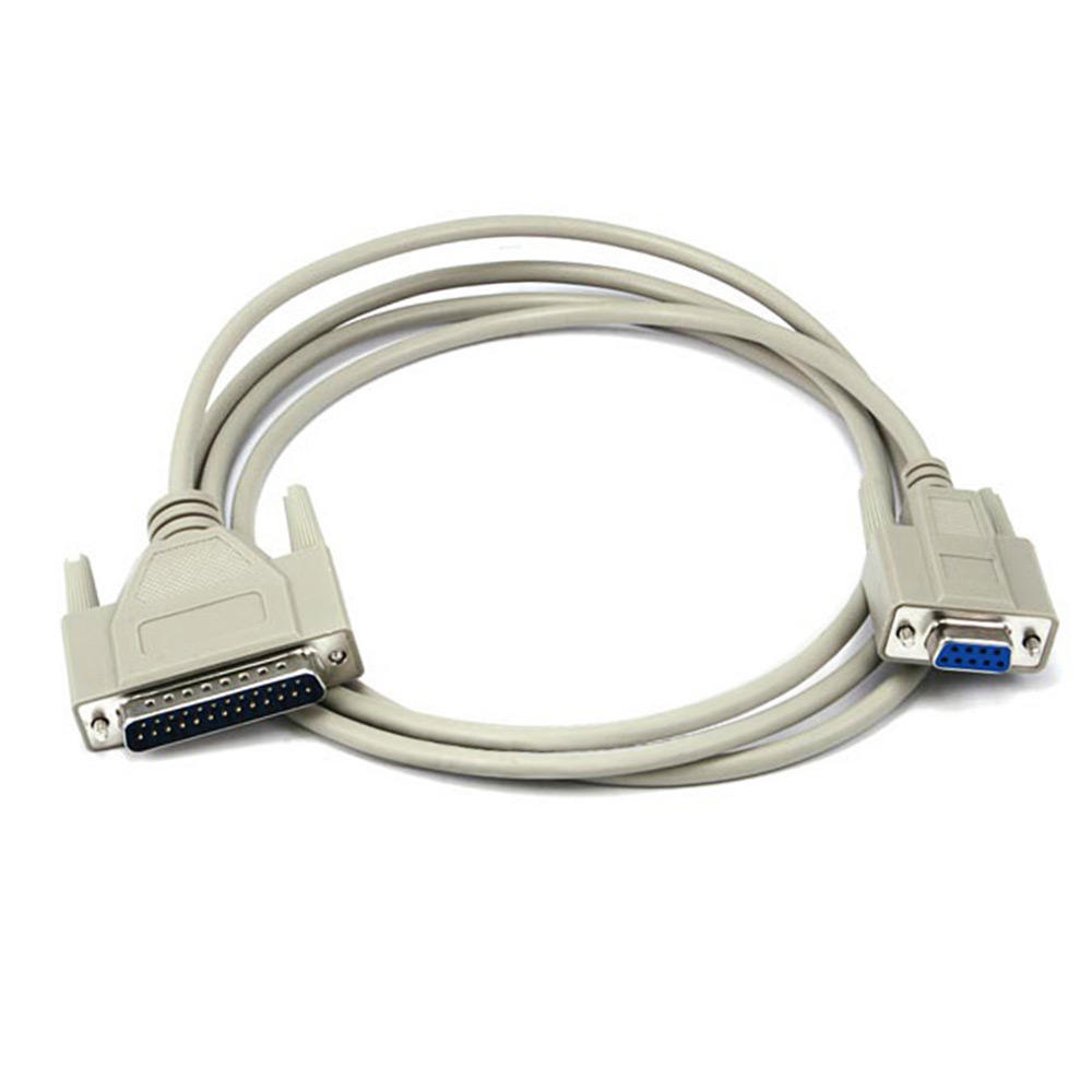 5 Pack 6ft Serial DB9F//DB25M Molded Cable For Epson POS Printers