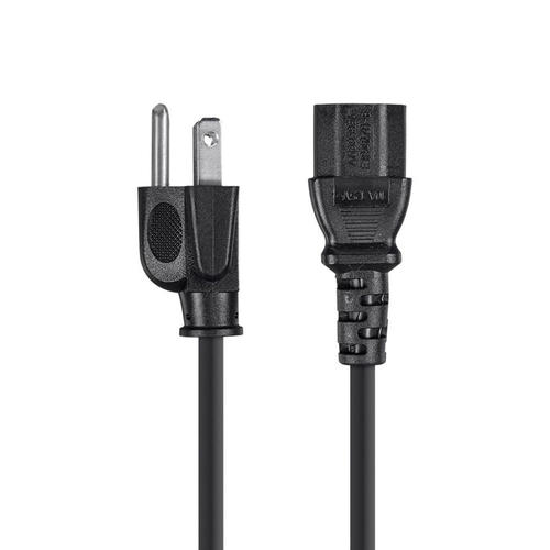 Monoprice Canada Cab 5277 All Power Cables Cords Monoprice 18AWG Power Cord Cable w 3 Conductor PC Power Connector Socket C13