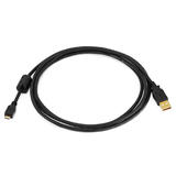 Other Brands Cab 5458 Cables USB Cables 6ft USB 2 0 A Male to Micro 5pin Male 28 24AWG Cable w Ferrite Core Gold Plated