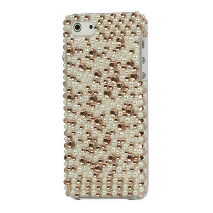 Deluxe Pearl Rhinestone Case Shell for iPhone 5/5S