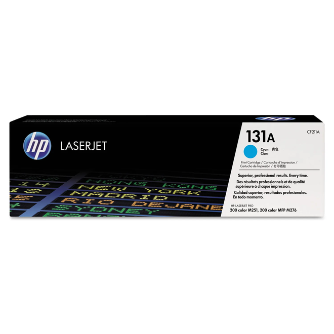 HP 131A CF211A OEM LaserJet Pro 200 Color M251n HP 131A CF211A Original Cyan Toner Cartridge