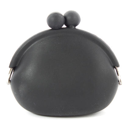 Flexible Silicone Coin Purse, Black