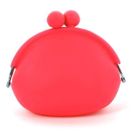 Flexible Silicone Coin Purse, Red