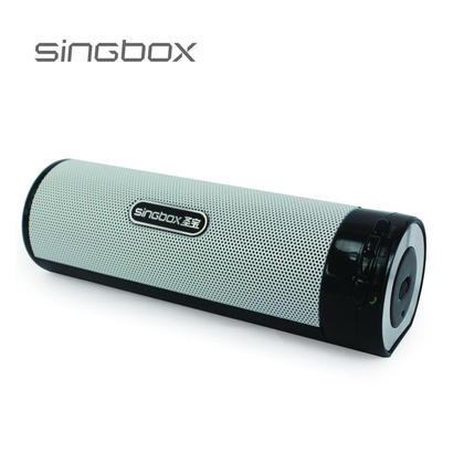 Singbox Compact Cylindrical Design Aluminum Alloy Wireless Bluetooth Speaker (black)