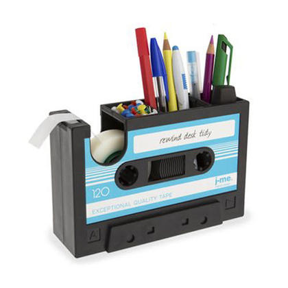j-me® Rewind Desk Tidy,Blue