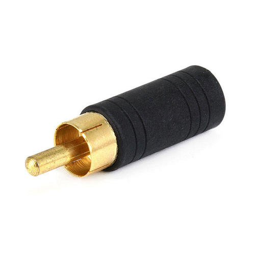 Monoprice Canada Cab 7241 Audio Adapters RCA Plug to 3 5mm TRS Stereo Jack Adapter Gold Plated Monoprice
