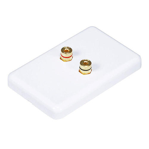 Monoprice Canada Cab 3639 Audio Video Wall Plates High Quality Banana Binding Post Wall Plate for 1 Speaker Coupler Type Mono