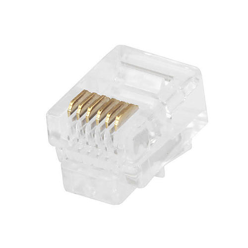 Monoprice Canada Cab 7271 RJ 11 RJ 12 Jacks RJ12 6P6C Plug Round Solid 50Pcs Bag Monoprice