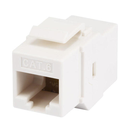 Monoprice Canada Cab 7303 Inline Couplers T Adapters Cat6 Inline Coupler Type Keystone Jack White Monoprice