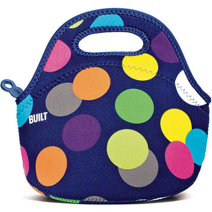 polka dot lunch tote