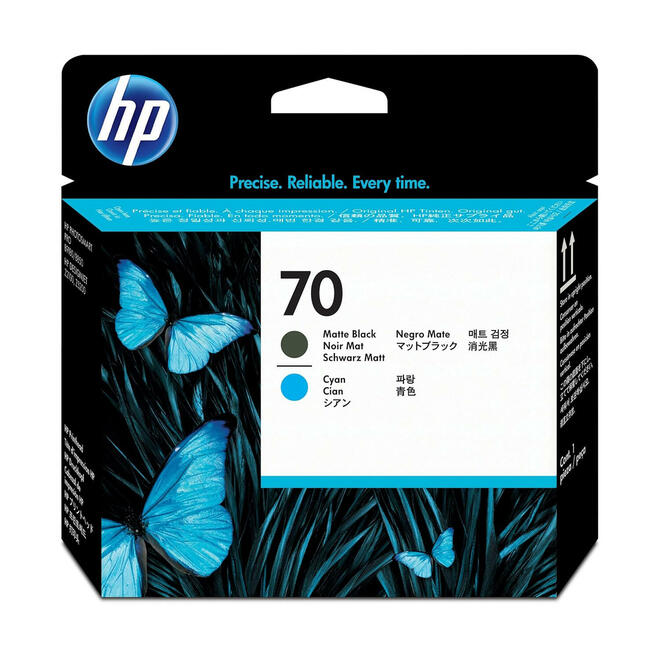 HP C9404A OEM DesignJet Z5200 HP 70 C9404A Original Matte Black and Cyan Printhead