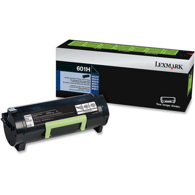 Lexmark 60F1H00 601H OEM BK MX510de Lexmark 601H 60F1H00 Original Black Return Program Toner Cartridge High Yield