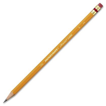 Papermate® Mirado Lead Pencils, #1 B, Soft Lead, 12/Pack 660464