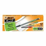 BiC 140 MP11 Mechanical Pencils BiC 0 7mm Mechanical Pencil Clear Barrel 12 Box 660431