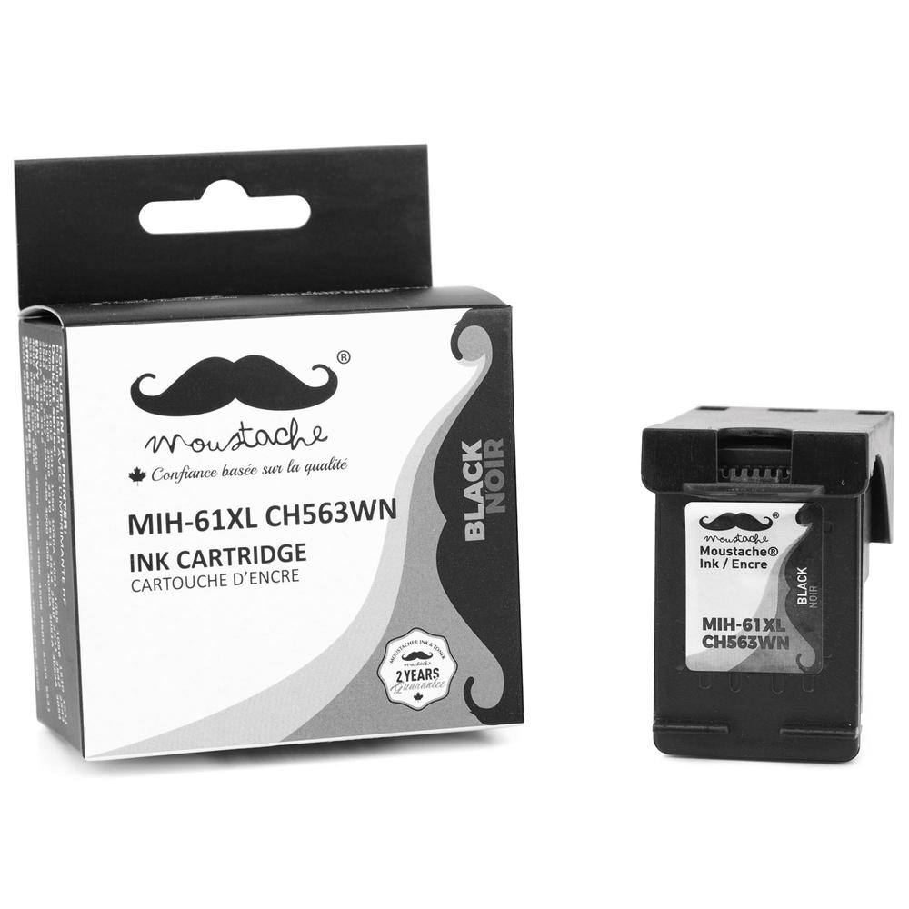 2x HP 61XL Black Ink Cartridges – Genuine HP, High Yield, For Deskjet, ENVY, Officejet Printers