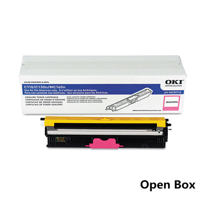 Okidata Okidata 44250714M OEM OpenBox Oki C110 Okidata 44250714 Original Magenta Toner Cartridge High Yield Open Box