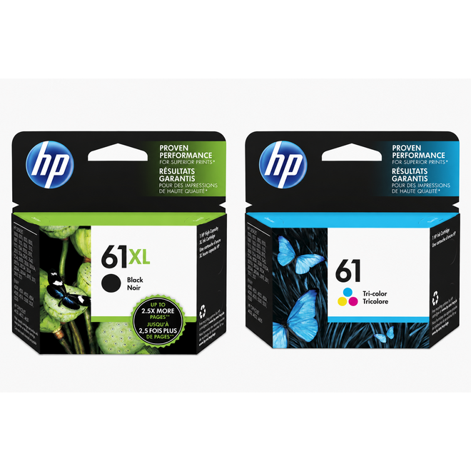 HP 61 OEM Combo DeskJet 1000 HP 61 CH561WN CH562WN Original Black and Tri color Ink Cartridge Combo
