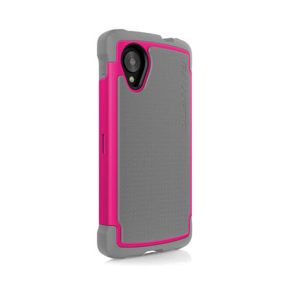 Ballistic® Shell Gel Case for Nexus 5, Pink Gray