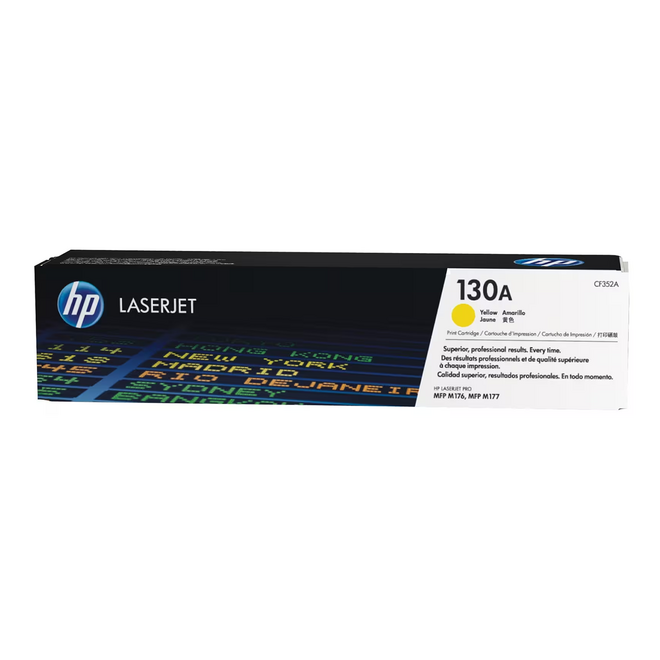 HP CF352A OEM Color LaserJet Pro MFP M176n HP 130A CF352A Original Yellow Toner Cartridge